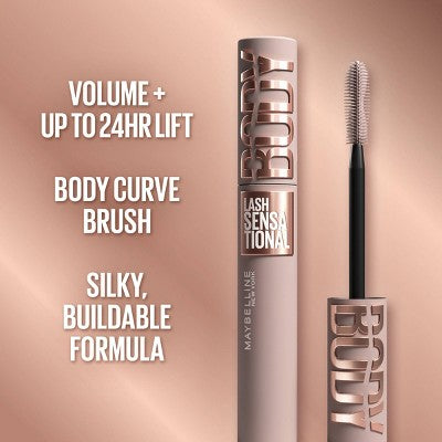 Maybelline Lash Sensational Body Volume Mascara 902 Blackest Black 0.24 fl oz - Imperfect Box