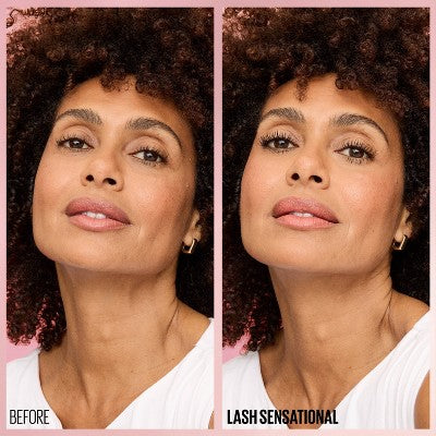 Maybelline Lash Waterproof Sensational Lengthening Mascara Blackest Black 0.32 fl oz - New