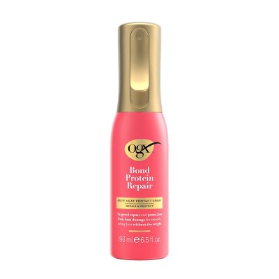 OGX Repair & Protect Bond Protein Repair 450F Heat Protectant Spray  6.5 fl. oz - Imperfect Container