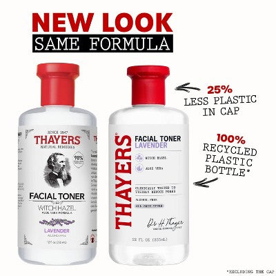 Thayers Remedies Witch Hazel Alcohol Free Lavender Facial Toner 12 fl oz - New