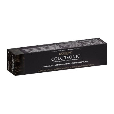L'Oreal Paris Colorsonic Permanent Hair Color Cartridge Darkest Brown Natural 3 - Missing Box