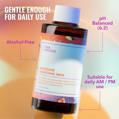 Good Molecules Niacinamide Brightening Face Toner 4 fl oz - Missing Box
