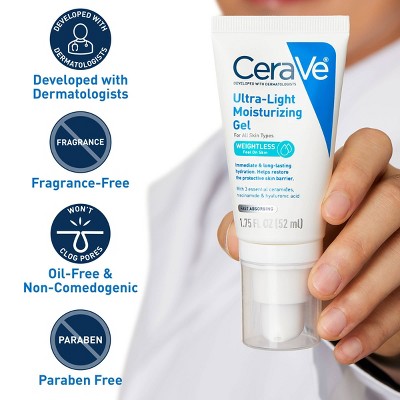 CeraVe Ultra-Light Moisturizing Face Gel 1.75 fl oz - Imperfect Box