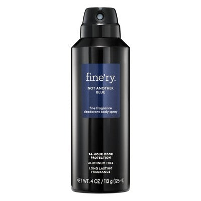fine'ry. Men's Deodorant Spray Not Another Blue 4oz - Imperfect Container
