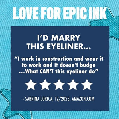 NYX Professional Makeup Epic Wear Glitz Waterproof Metallic Liquid Eyeliner Shimmer Stitch 0.03fl oz - Imperfect Box