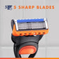 Gillette Fusion5 Value Pack Razor Handle + 5 Blade Refills - Imperfect Box