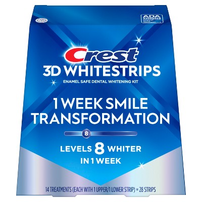 Crest 3D Whitestrips  At-home Teeth Whitening Kit - Imperfect Box