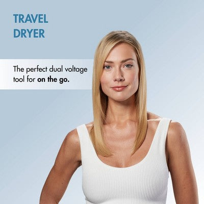 BaBylissPRO Nano Titanium Travel Hair Dryer Blue - Imperfect Box