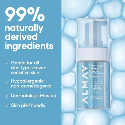 Almay Foam Away Makeup Remover Gentle Face Cleanser 2.87 fl oz - Imperfect Container