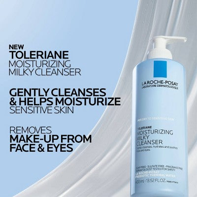 La Roche Posay Toleriane Moisturizing Milky Cleanser 13.52 fl oz - Imperfect Container