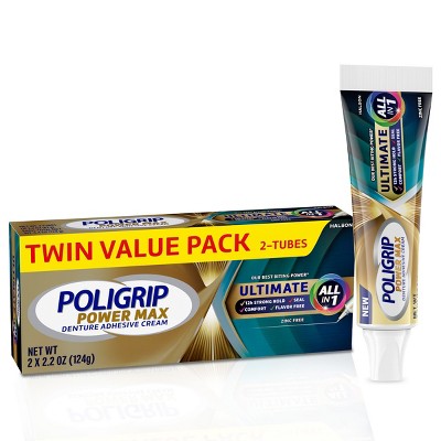Poligrip Ultimate All in One Denture Carer 2pk - Imperfect Box