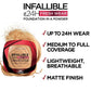L'Oreal Paris Infallible Up to 24H Fresh Wear Foundation in a Powder 05 Pearl 0.31oz - Imperfect Container