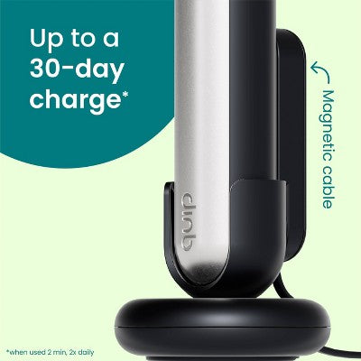 quip Rev Oscillating Rechargeable Electric Toothbrush Black/Silver - Imperfect Box
