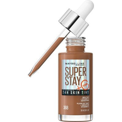Maybelline Super Stay 24HR Skin Tint Foundation Serum with Vitamin C 140 1 fl oz - Imperfect Container