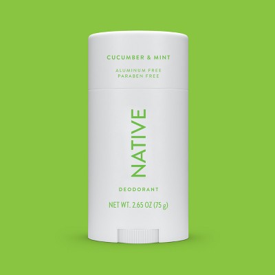 Native Solid Deodorant for Women & Men Cucumber & Mint  2.65oz - New