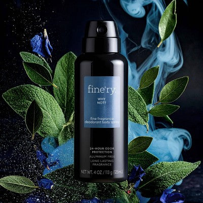 fine'ry. Men's Deodorant Spray Why Not? 4oz - Imperfect Container