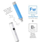 Conair Style Chemistry Curling Wand Attachment Sky Blue - Imperfect Box