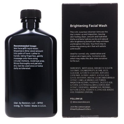 REVISON Skincare Brightening Facial Wash 6.7 oz - Missing Box