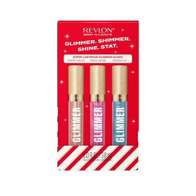 Revlon Super Lustrous Glimmer Gloss & Lip Gloss Gift Set 3ct - Imperfect Box