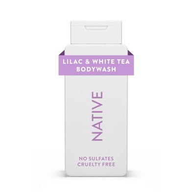 Native Body Wash for Women &  Men Lilac & White Tea Sulfate Free 18 fl oz - New