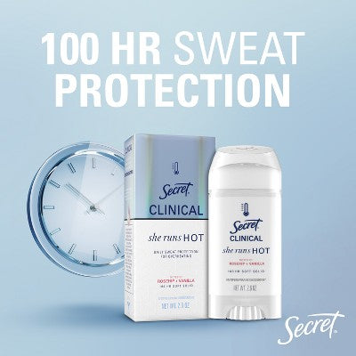 Secret Clinical Women's Deodorant Lavender & Jasmine 2.6oz - Imperfect Box