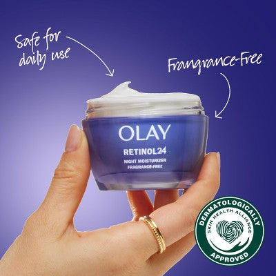 Olay Regenerist Retinol 24 Night Face Cream Moisturizer 1.7oz - Imperfect Box