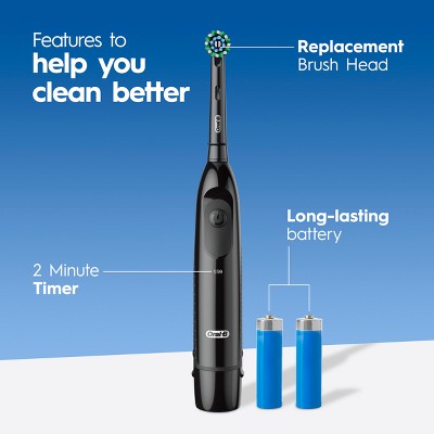 Oral-B ProClean Battery Electric Toothbrush Deep Clean Black - Imperfect Box