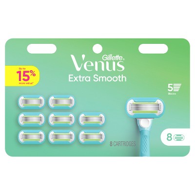 Venus Extra Smooth Women's Razor Blade Refills 8ct - Imperfect Box