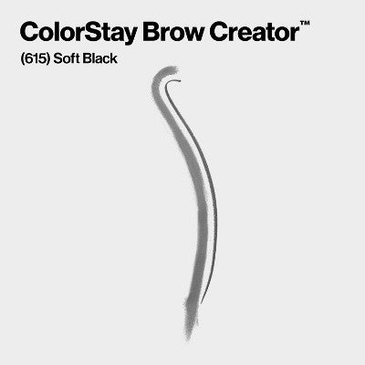 Revlon Colorstay Brow Creator Waterproof Pencil & Powder 615 Soft Black 0.003oz - Imperfect Box