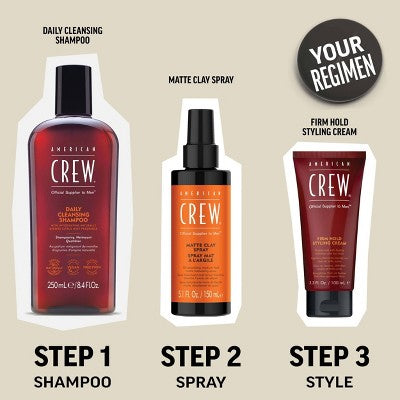 American Crew Fiber Hair Styling Cream  3.3 fl oz - New