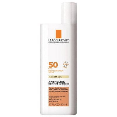 La Roche Posay Anthelios Tinted Ultra-Light Fluid Mineral Face Sunscreen SPF 50 1.7 fl oz - Imperfect Box