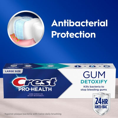 Crest Pro-Health Gum Detoxify Deep Clean Toothpaste 4.8oz/2pk - Imperfect Box