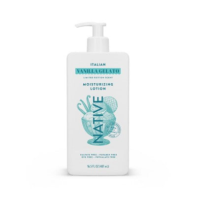 Native Limited Edition Global Flavors Hand & Body Lotion Italian Vanilla Gelato 16.5 fl oz - New