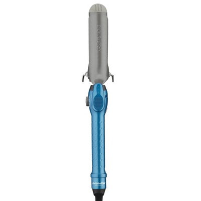 BaBylissPRO Nano Titanium Spring Curling Iron Blue 1.5" - Imperfect Box
