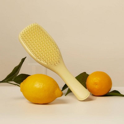 Tangle Teezer Plant Brush Naturally Curly Detangling Hair Brush Pastel Lemon - Imperfect Box