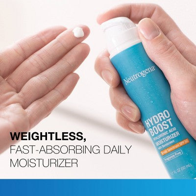 Neutrogena Hydro Boost Hyaluronic Acid Facial Moisturizer to Hydrate & Soothe Dry Skin SPF 50 1.7 fl oz - Imperfect Box