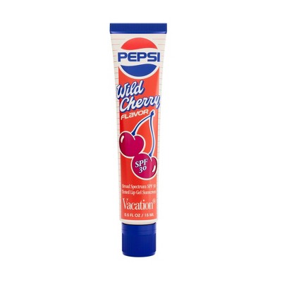 Vacation x PEPSI Tinted Lip Gel SPF 30 Wild Cherry Pepsi 0.5 fl oz - Missing Box