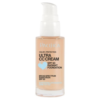 Pacifica Ultra CC Cream Radiant Foundation with SPF 17 Neutral/Fair 1 fl oz - Imperfect Box