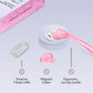 Billie Handle with Magnetic Holder Women 5 Blade Refills Reusable Razor - New
