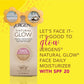 Jergens Glow Face Moisturizer Self Tanner Daily Sunscreen SPF 20 2 fl oz Fair To Medium - Imperfect Box