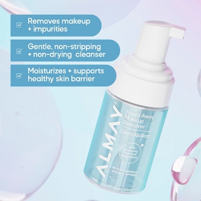 Almay Foam Away Makeup Remover Gentle Face Cleanser 2.87 fl oz - Imperfect Container