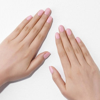 Dashing Diva Glaze Semi-Cured Gel Nail Polish Strips Starter Kit Lovely Pink 32ct - Imperfect Box
