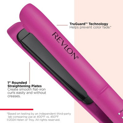 Revlon Easy Heat Precision Hair Flat Iron 1" - Imperfect Box