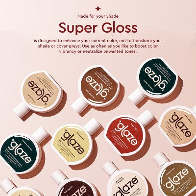 Glaze SuperGloss Color Conditioning Hair Gloss Brunette Sleek Espresso Brown 6.4 fl oz - New