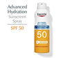 Eucerin Advanced Hydration Sunscreen Spray SPF 50 6oz - Imperfect Container