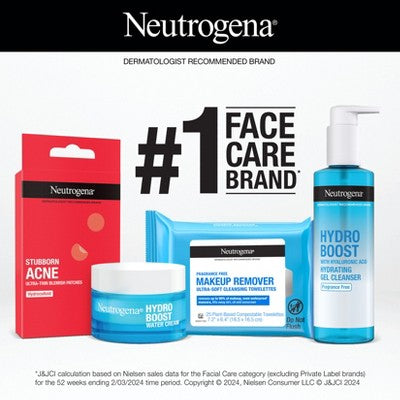Neutrogena Hydro Boost Hyaluronic Acid Night Pressed Face Serum 1.7oz - Imperfect Box