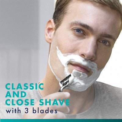 Gillette Mach3 Value Pack Razor Handle + 6 Blade Refills - Imperfect Box