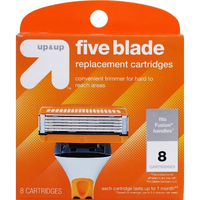 Men's Five Blade FITS Cartridges 8ct Up&Up - Imperfect Box