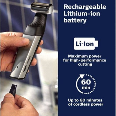 Philips Norelco Bodygroom Series 5000 Men's Rechargeable Trimmer BG5025/40 - New