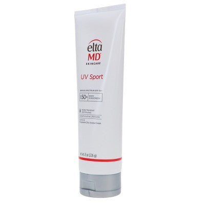 EltaMD UV Sport Broad Spectrum SPF 50+ Body Sunscreen 8 oz - Imperfect Box